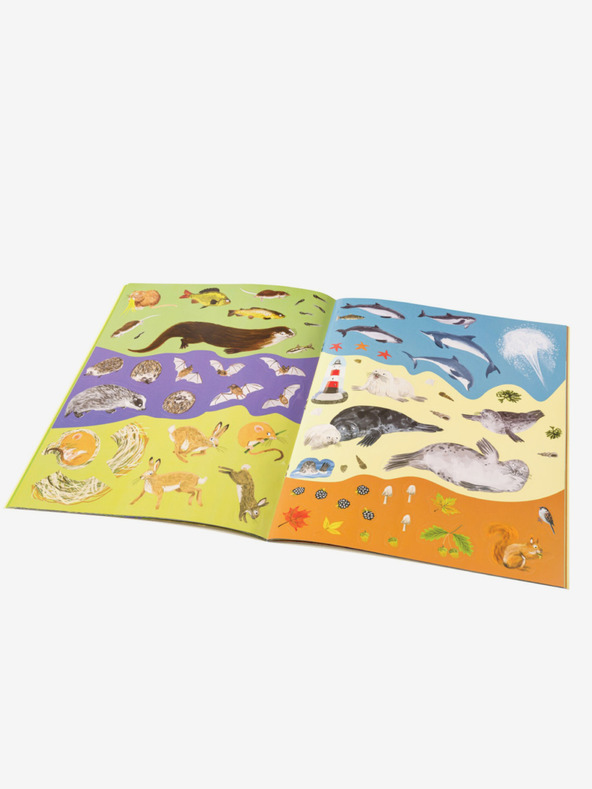 ELLA & MAX Igel, Ohren und andere pelzige Kreaturen - Stickerbuch