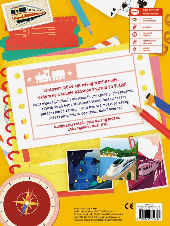 ELLA & MAX Buch für Reisen mit dem ZUG - Schluss mit der Langeweile: Quiz, Rätsel, Spiele