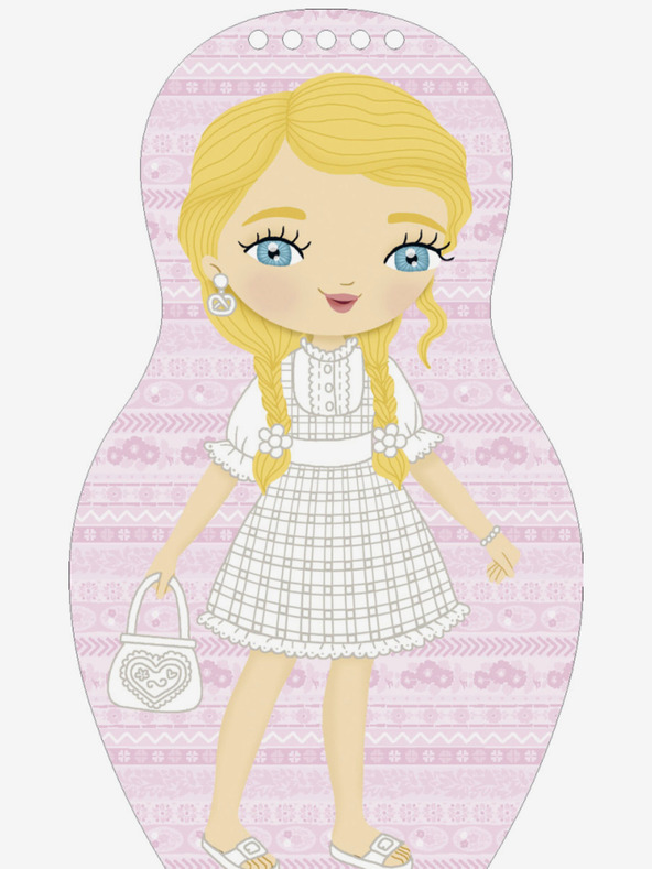 ELLA & MAX Anziehen deutscher HANNA-Puppen - Malbuch