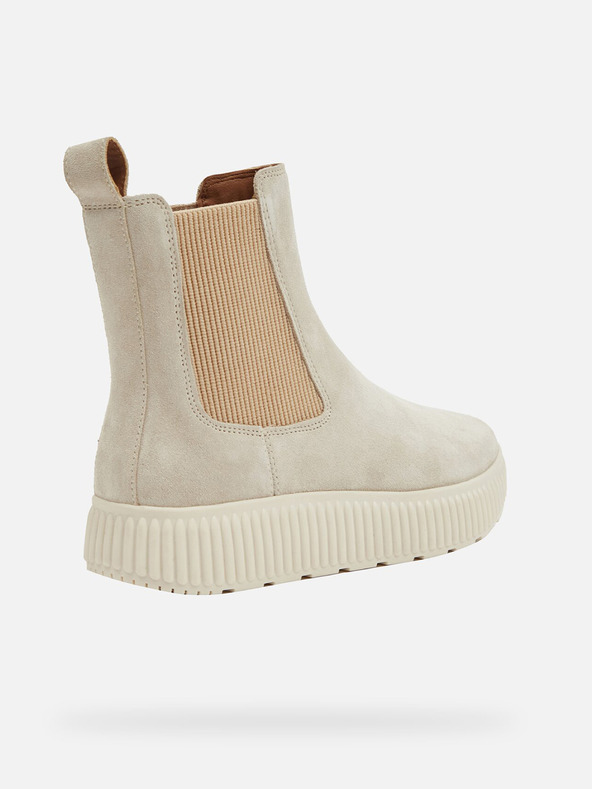 Geox Beige Damenstiefeletten Geox Graisy