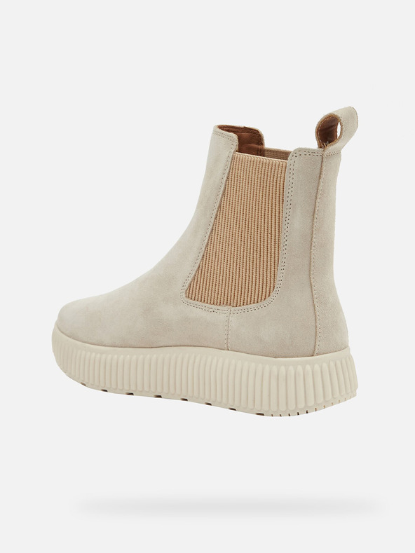 Geox Beige Damenstiefeletten Geox Graisy