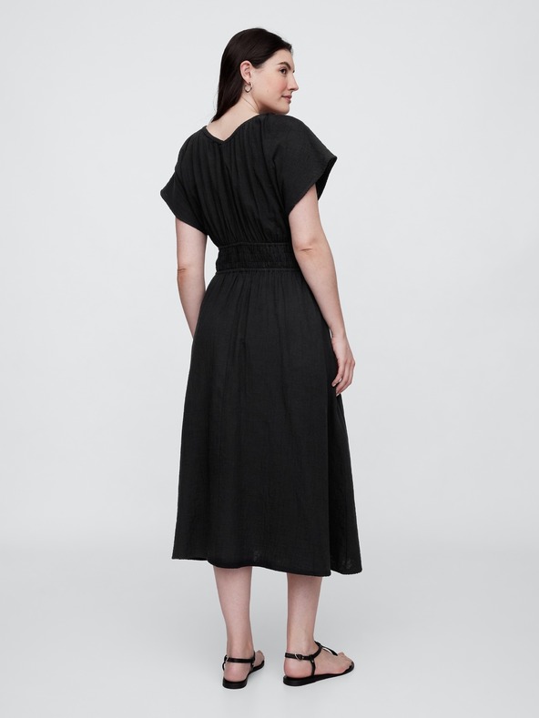 GAP Damen Maxikleid mit Taschen GAP