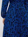 Moodo Schwarz-blaues geblümtes Damenkleid Moodo