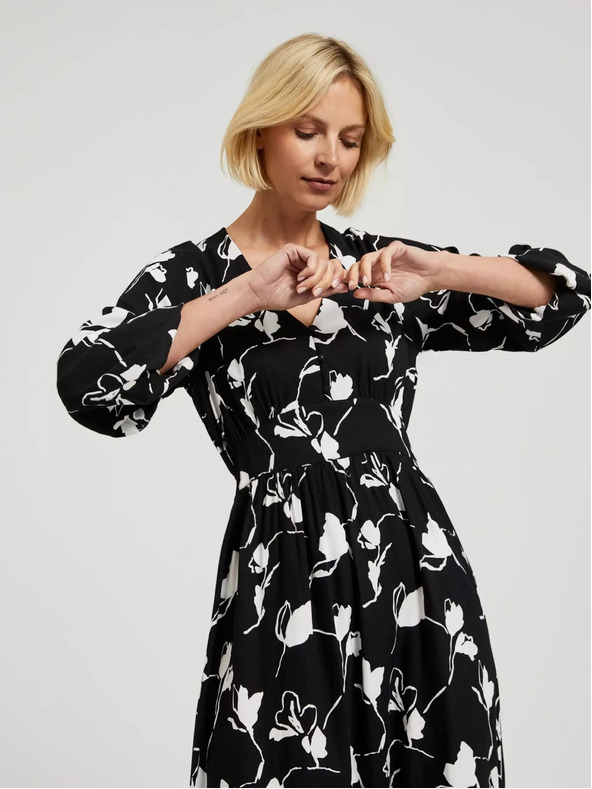 Moodo Damen Blumenkleid Moodo