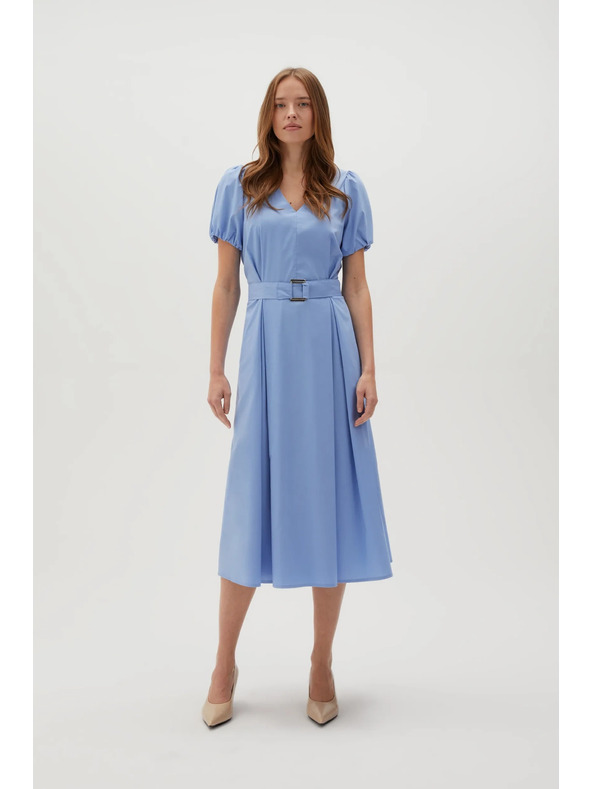 Moodo Damen Kleid blau Moodo