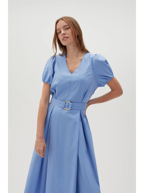 Moodo Damen Kleid blau Moodo