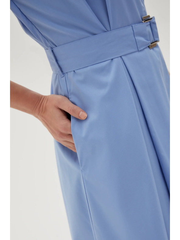 Moodo Damen Kleid blau Moodo