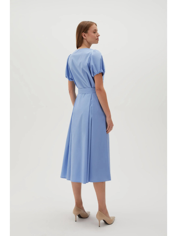 Moodo Damen Kleid blau Moodo