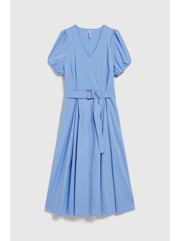 Moodo Damen Kleid blau Moodo