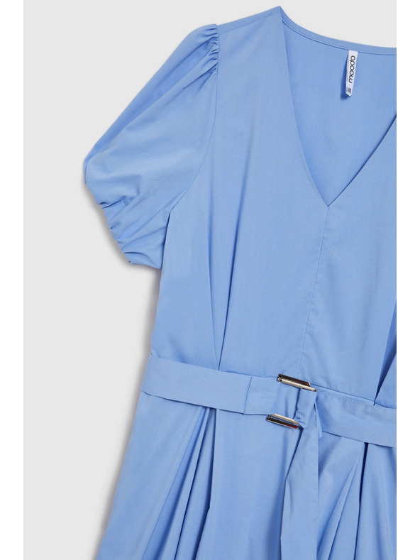 Moodo Damen Kleid blau Moodo