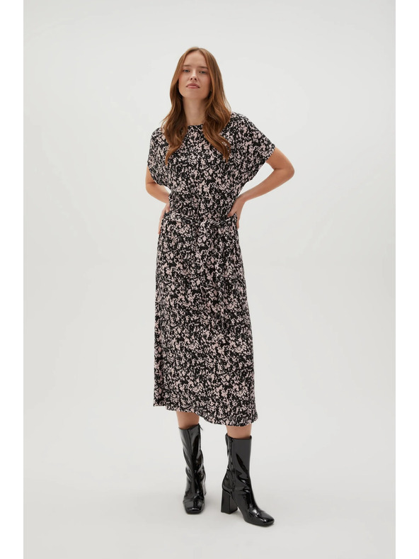 Moodo Damen Kleid schwarz Moodo