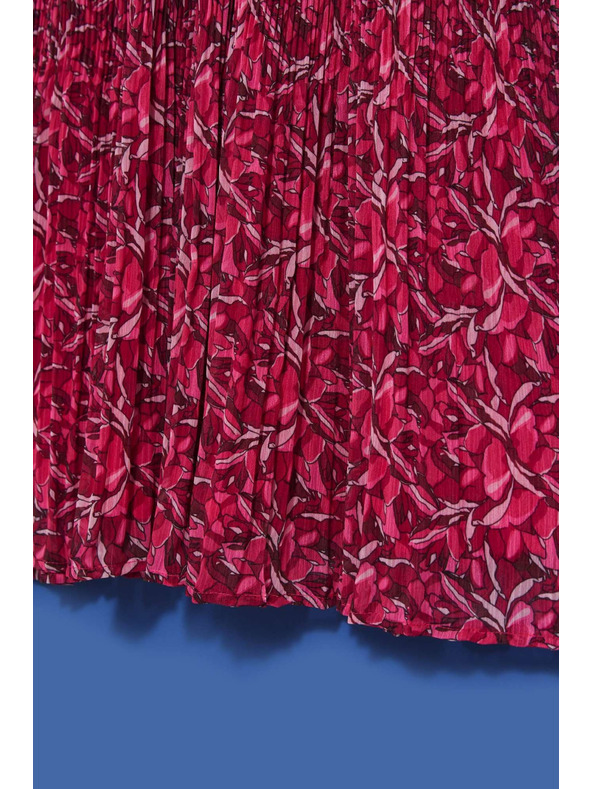 Moodo Rosa Damen-Blumenkleid Moodo