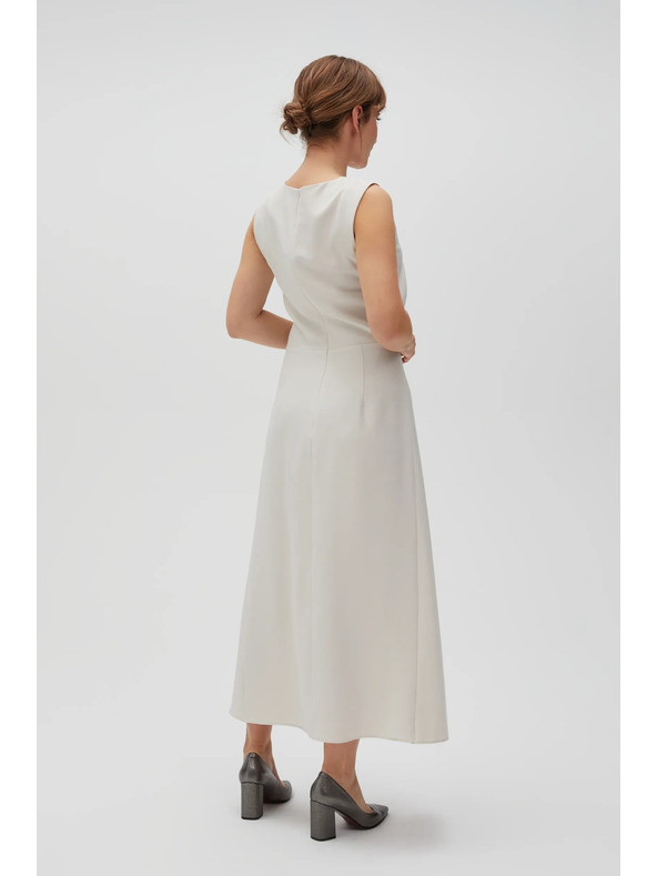 Moodo Beigefarbenes Damen-Kleid von MOODO