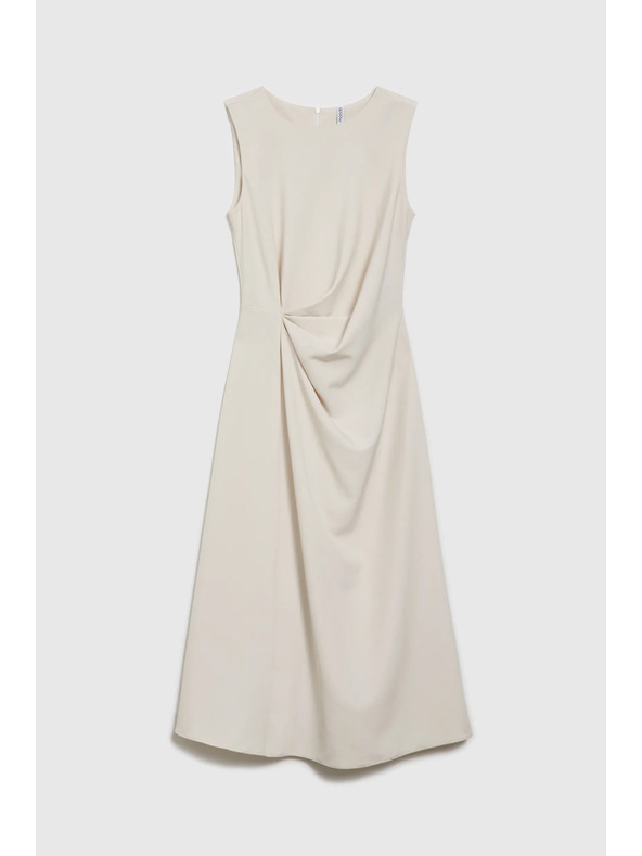 Moodo Beigefarbenes Damen-Kleid von MOODO