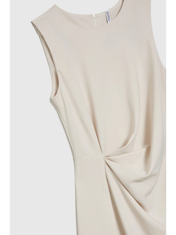 Moodo Beigefarbenes Damen-Kleid von MOODO