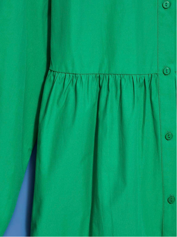 Moodo Grünes Damen Shirtkleid Moodo