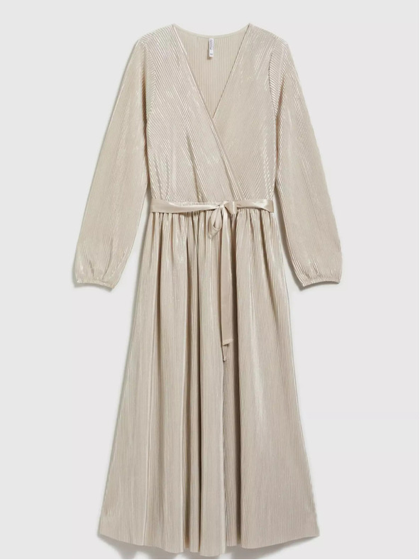 Moodo Beigefarbenes Damen-Kleid von MOODO