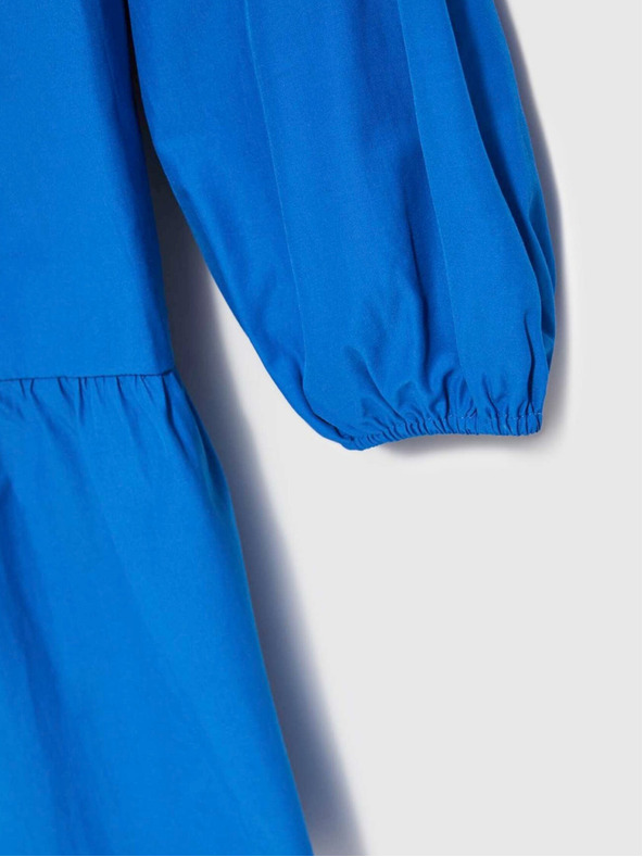 Moodo Blaues Damen-Shirt-Kleid Moodo