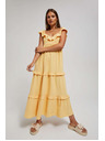 Moodo Gelbes Damenkleid Moodo