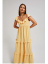 Moodo Gelbes Damenkleid Moodo