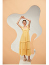 Moodo Gelbes Damenkleid Moodo