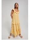 Moodo Gelbes Damenkleid Moodo