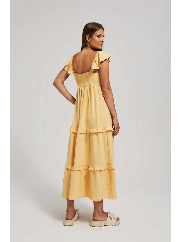 Moodo Gelbes Damenkleid Moodo