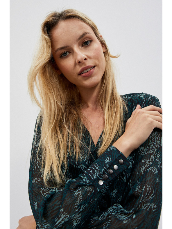 Moodo Grünes Damenkleid Moodo