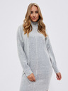 Moodo Hellgraues Damenkleid Moodo