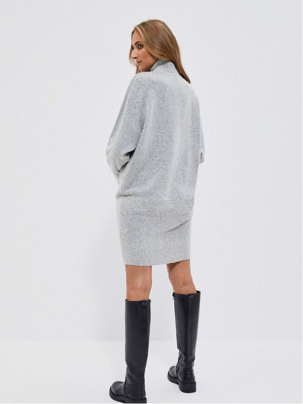 Moodo Hellgraues Damenkleid Moodo