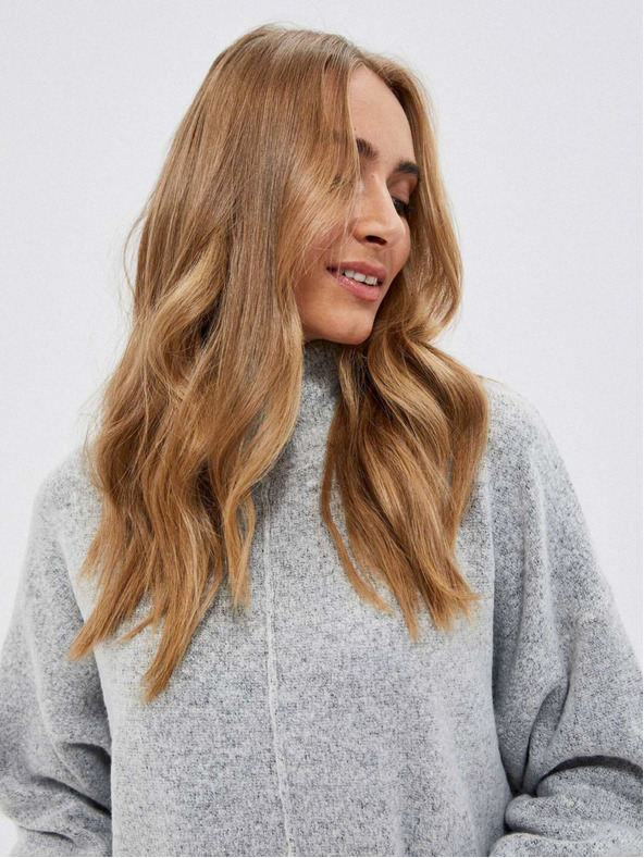 Moodo Hellgraues Damenkleid Moodo