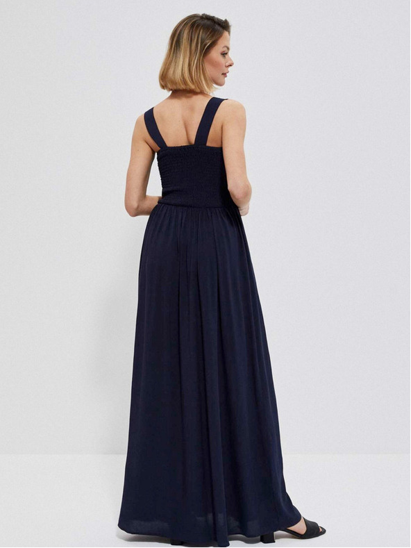 Moodo Dunkelblaues Damenkleid Moodo