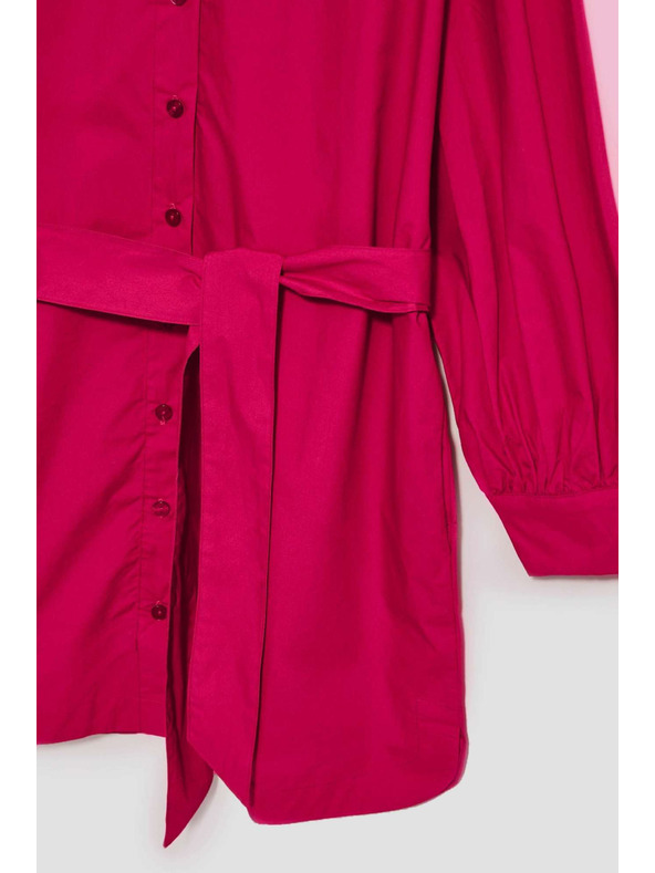 Moodo Rosa Damen-Shirt-Kleid Moodo