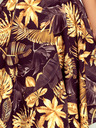 numoco Kleid - Sweetheart-Ausschnitt - Blattgold Numoco