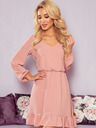 numoco Kleid mit Ausschnitt - schmutziges Rosa Numoco BAKARI