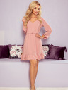 numoco Kleid mit Ausschnitt - schmutziges Rosa Numoco BAKARI