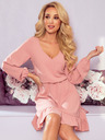 numoco Kleid mit Ausschnitt - schmutziges Rosa Numoco BAKARI