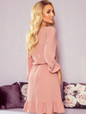 numoco Kleid mit Ausschnitt - schmutziges Rosa Numoco BAKARI