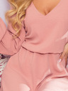 numoco Kleid mit Ausschnitt - schmutziges Rosa Numoco BAKARI