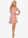 numoco Kleid mit Ausschnitt - schmutziges Rosa Numoco BAKARI