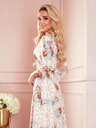 numoco Kleid - weiße und goldene Kreise Numoco SANDY