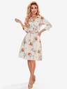numoco Kleid - weiße und goldene Kreise Numoco SANDY