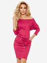 numoco Sportliches Kleid mit Taschen - Himbeere Numoco