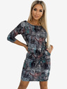 numoco Sportliches Kleid mit Taschen - dunkelgrau Numoco