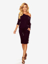 numoco Sportliches Kleid mit Taschen - schwarz + gestreift Numoco