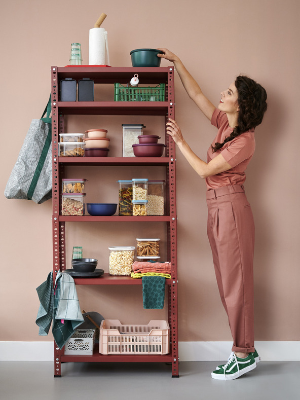 Mepal Set mit Lebensmittelbehältern Mepal Omnia Nordic White (3 Stück)