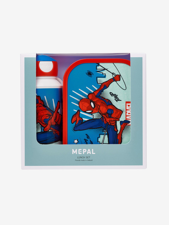 Mepal Blaues und rotes Snack-Set für Kinder Mepal Campus Spiderman
