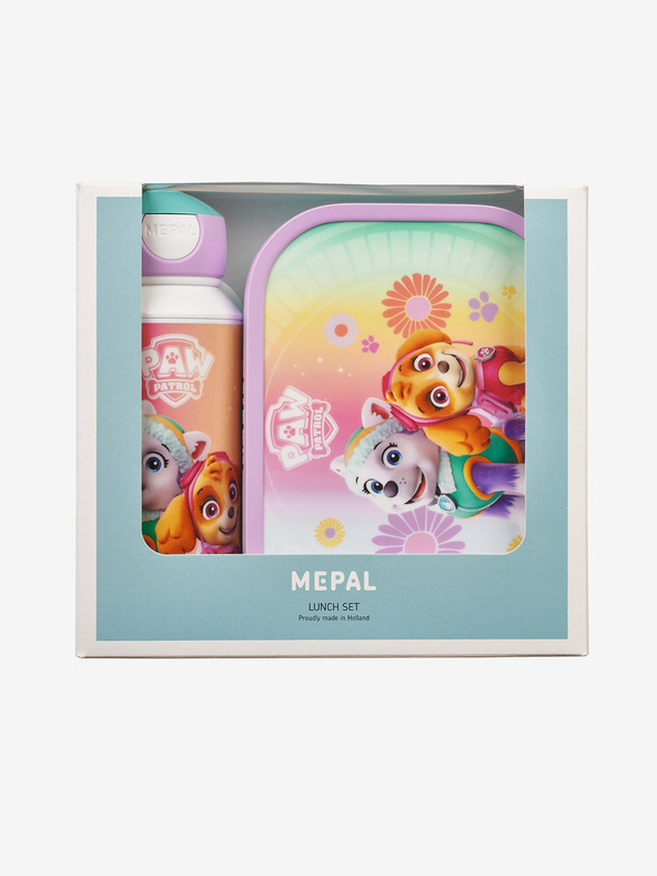 Mepal Gelbes und rosa Snack-Set für Kinder Mepal Campus Paw Patrol Girls