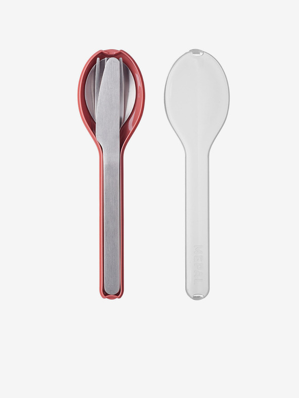 Mepal Mepal Ellipse Edelstahl-Reisebesteck-Set in grau
