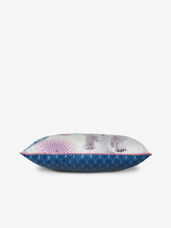 Hip Bedding 48 cm - Blau gemustertes Wendekissen Home Hip Kodiak